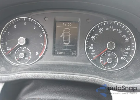 2013 Volkswagen Passat 2.5L Se из США, поврежденный, VIN 1VWBP7A37DC021564